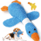 Calming Plush Duck Dog Toy Squeaky Chew Companion For Puppies Dogs 4