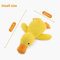 Calming Plush Duck Dog Toy Squeaky Chew Companion For Puppies Dogs 7