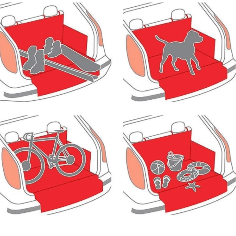 Waterproof Dog Car Seat Cover For SUVs Wear Resistant Pet Travel Protector 2