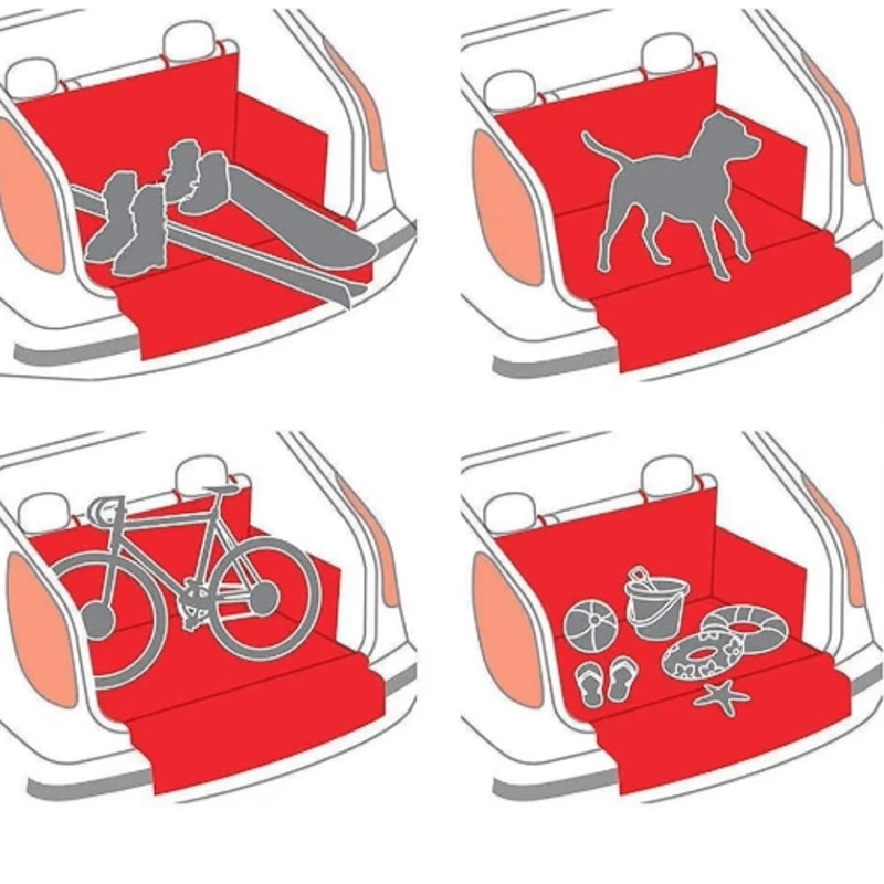 Waterproof Dog Car Seat Cover For SUVs Wear Resistant Pet Travel Protector 2