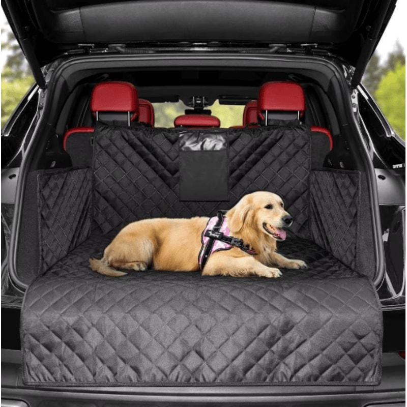 Waterproof Dog Car Seat Cover For SUVs Wear Resistant Pet Travel Protector 0