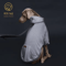 Solid Color Dog Hoodie With Pocket Soft Pet Sweatshirt With Adjustable Collar 5