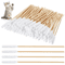 Professional Pet Ear Cleaning Cotton Swabs DoubleSided Bamboo Swabs For Dogs Cats 4