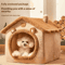 All Season Dog House Bed Warm Removable Washable Pet House For Small Dogs Cats 0
