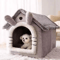 All Season Dog House Bed Warm Removable Washable Pet House For Small Dogs Cats 1