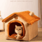All Season Dog House Bed Warm Removable Washable Pet House For Small Dogs Cats 3
