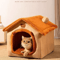 All Season Dog House Bed Warm Removable Washable Pet House For Small Dogs Cats 3