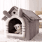All Season Dog House Bed Warm Removable Washable Pet House For Small Dogs Cats 7