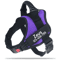 Custom Nylon Dog Harness With Name ID Adjustable Vest Harness For Small Large Dogs 11