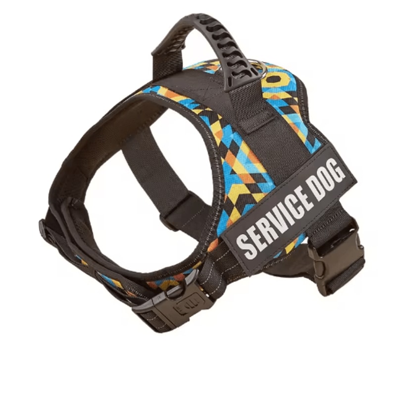 Custom Nylon Dog Harness With Name ID Adjustable Vest Harness For Small Large Dogs 4