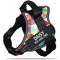 Custom Nylon Dog Harness With Name ID Adjustable Vest Harness For Small Large Dogs 8