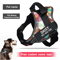 Custom Nylon Dog Harness With Name ID Adjustable Vest Harness For Small Large Dogs 0