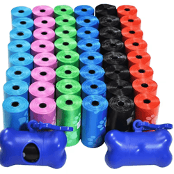 120 rolls leakproof dog poop bags – pet waste refill bags for outdoor cleanup