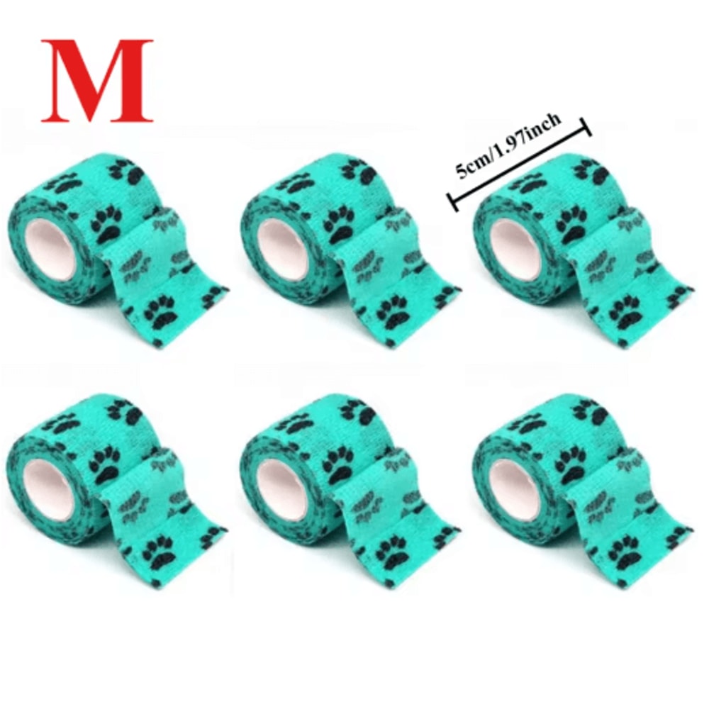 SelfAdhesive Dog Leg Wrap Bandages Protective Paw Leg Support For Walking Dogs 6
