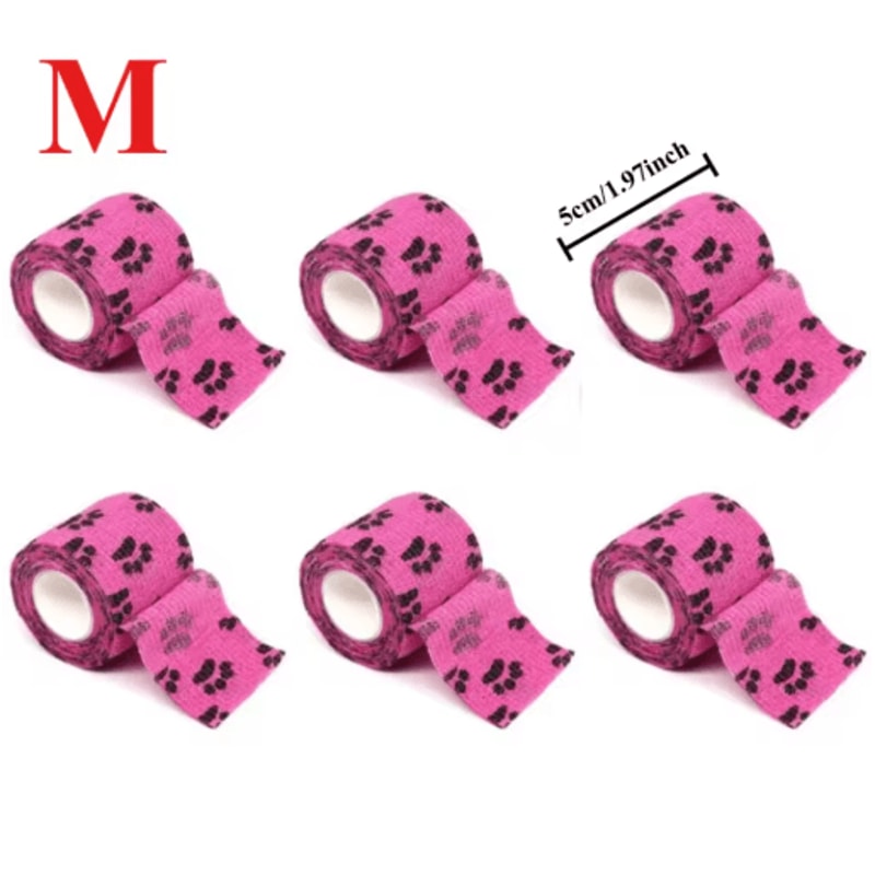 SelfAdhesive Dog Leg Wrap Bandages Protective Paw Leg Support For Walking Dogs 8