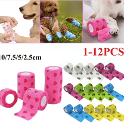 self-adhesive dog leg wrap bandages protective paw & leg support for walking dogs