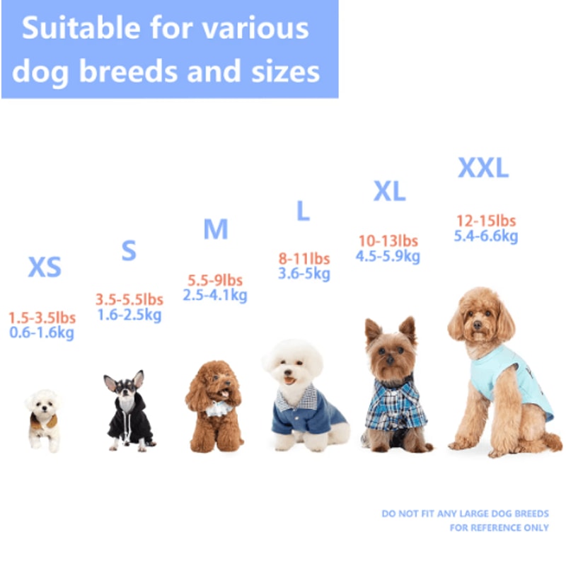 Yellow Duck Dog Pajamas Soft Stretchable Pet Jammies For Small Dogs Cats 5