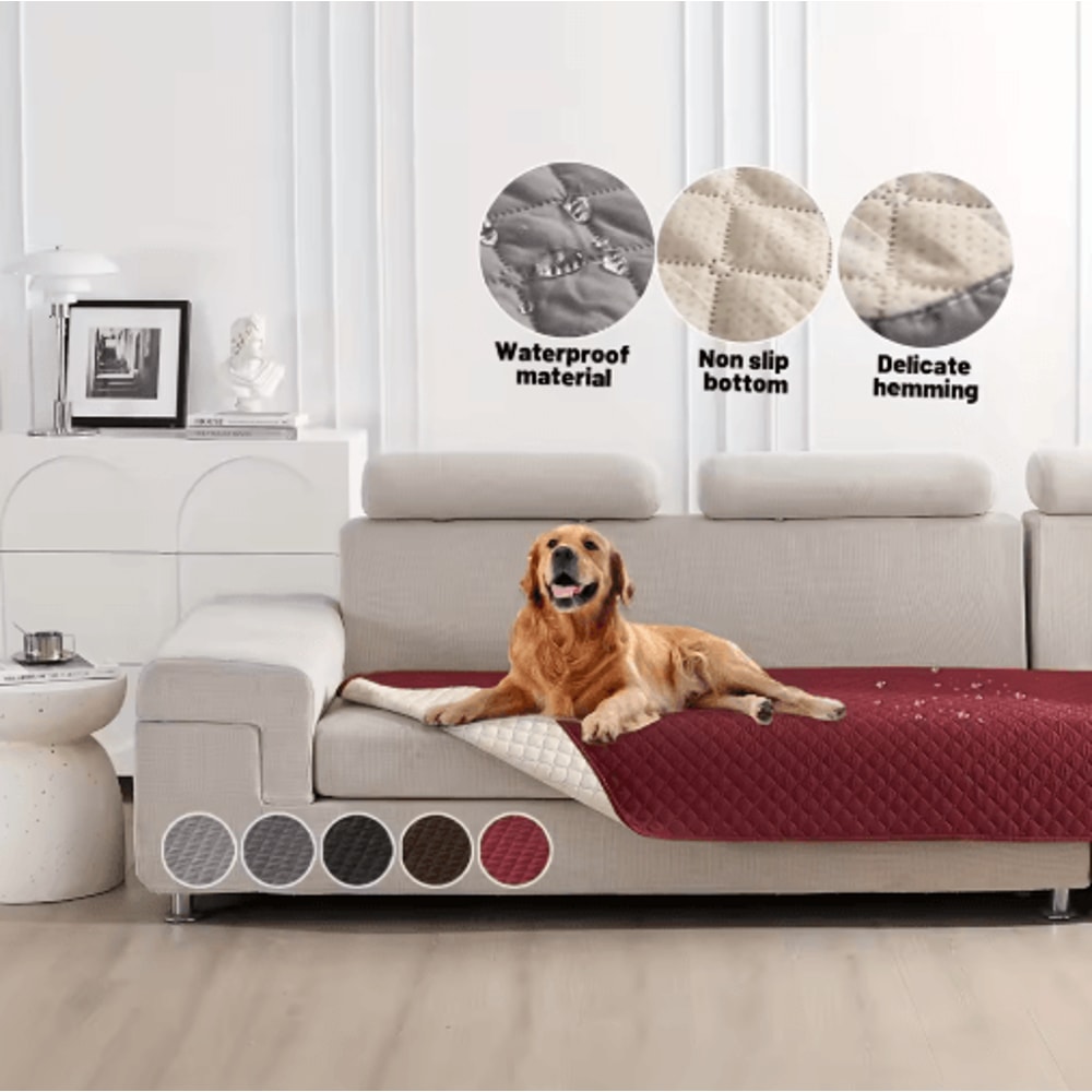 Waterproof NonSlip Pet Bed Cover Sofa Furniture Protector For Dogs And Cats 9