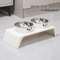 Elevated Dog Feeder With Stainless Steel Bowls Raised Pet Feeding Station For Dogs Cats 2