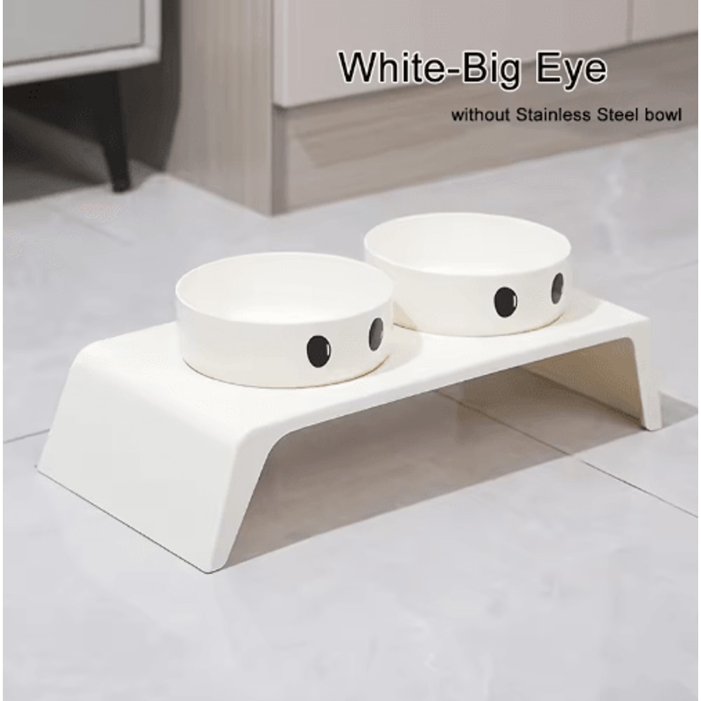 Elevated Dog Feeder With Stainless Steel Bowls Raised Pet Feeding Station For Dogs Cats 3