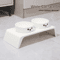 Elevated Dog Feeder With Stainless Steel Bowls Raised Pet Feeding Station For Dogs Cats 4