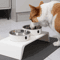 Elevated Dog Feeder With Stainless Steel Bowls Raised Pet Feeding Station For Dogs Cats 0