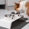 Elevated Dog Feeder With Stainless Steel Bowls Raised Pet Feeding Station For Dogs Cats 0