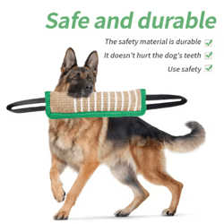 jaoseko dog bite training stick durable chew & teeth grinding toy for dogs
