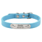 Personalized PU Leather Dog Collar With Engraved Name ID Anti Lost Pet Collar 2
