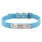Personalized PU Leather Dog Collar With Engraved Name ID Anti Lost Pet Collar 2