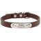 Personalized PU Leather Dog Collar With Engraved Name ID Anti Lost Pet Collar 10