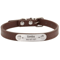 Personalized PU Leather Dog Collar With Engraved Name ID Anti Lost Pet Collar 10