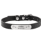 Personalized PU Leather Dog Collar With Engraved Name ID Anti Lost Pet Collar 11