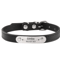 Personalized PU Leather Dog Collar With Engraved Name ID Anti Lost Pet Collar 11