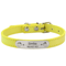 Personalized PU Leather Dog Collar With Engraved Name ID Anti Lost Pet Collar 12