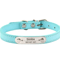 Personalized PU Leather Dog Collar With Engraved Name ID Anti Lost Pet Collar 14