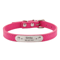 Personalized PU Leather Dog Collar With Engraved Name ID Anti Lost Pet Collar 4