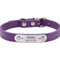 Personalized PU Leather Dog Collar With Engraved Name ID Anti Lost Pet Collar 8