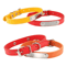 Personalized PU Leather Dog Collar With Engraved Name ID Anti Lost Pet Collar 21