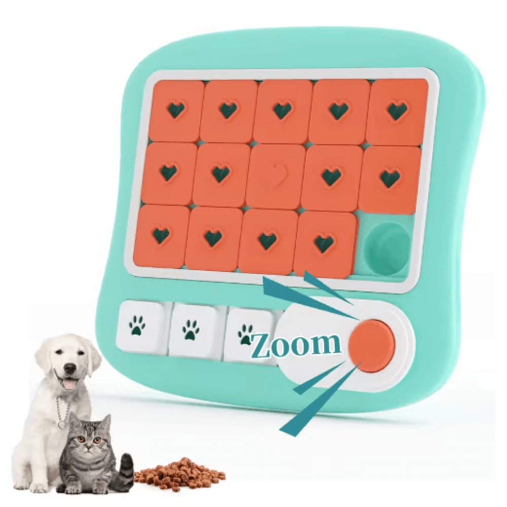 Interactive Slow Feeder Dog Toy Puzzle Food Dispenser For IQ Training 1
