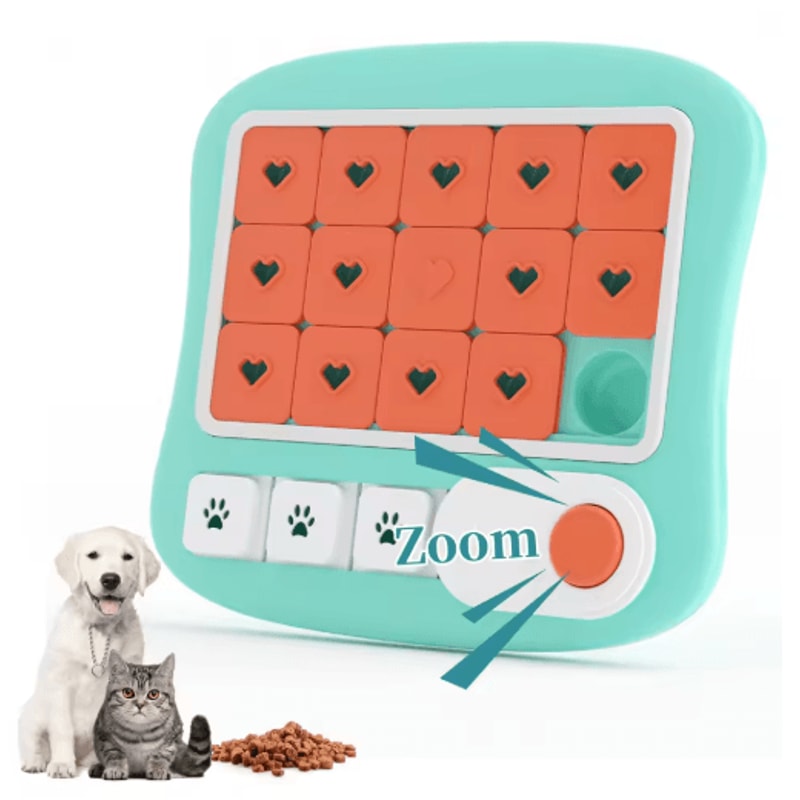 Interactive Slow Feeder Dog Toy Puzzle Food Dispenser For IQ Training 1