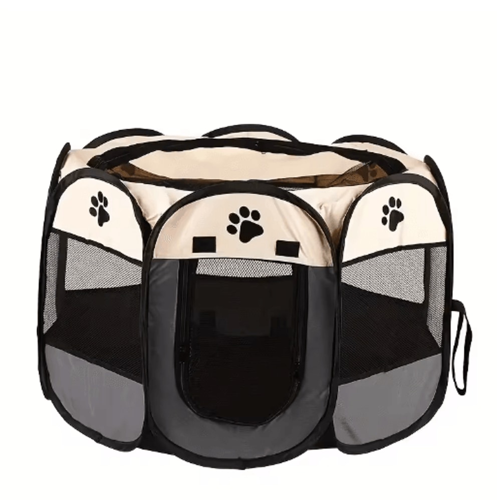 Foldable Cat Maternity Tent Waterproof Octagonal Pet Playpen Nest Kennel 1