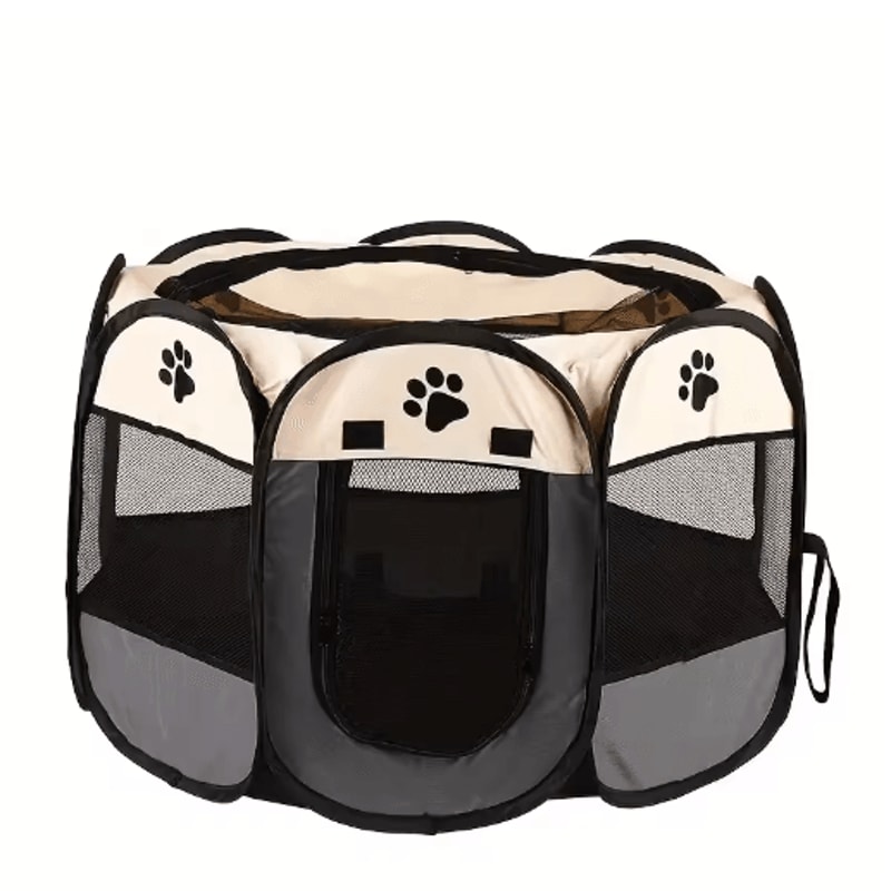 Foldable Cat Maternity Tent Waterproof Octagonal Pet Playpen Nest Kennel 1