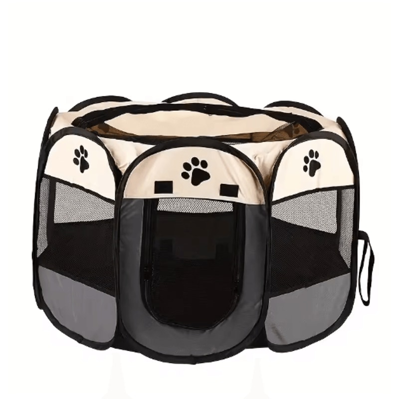 Foldable Cat Maternity Tent Waterproof Octagonal Pet Playpen Nest Kennel 3