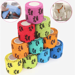 6pcs self-adhesive dog leg wraps protective paw bandages for outdoor walks