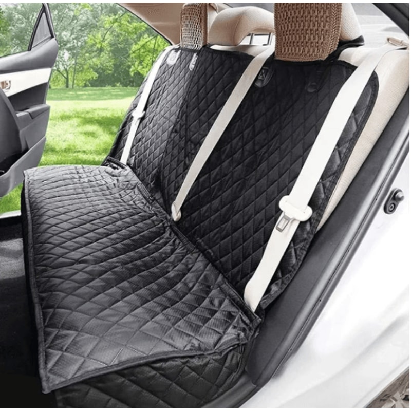 Waterproof Dog Car Seat Cover With Armrest Pet Travel Mattress Seat Protector 4