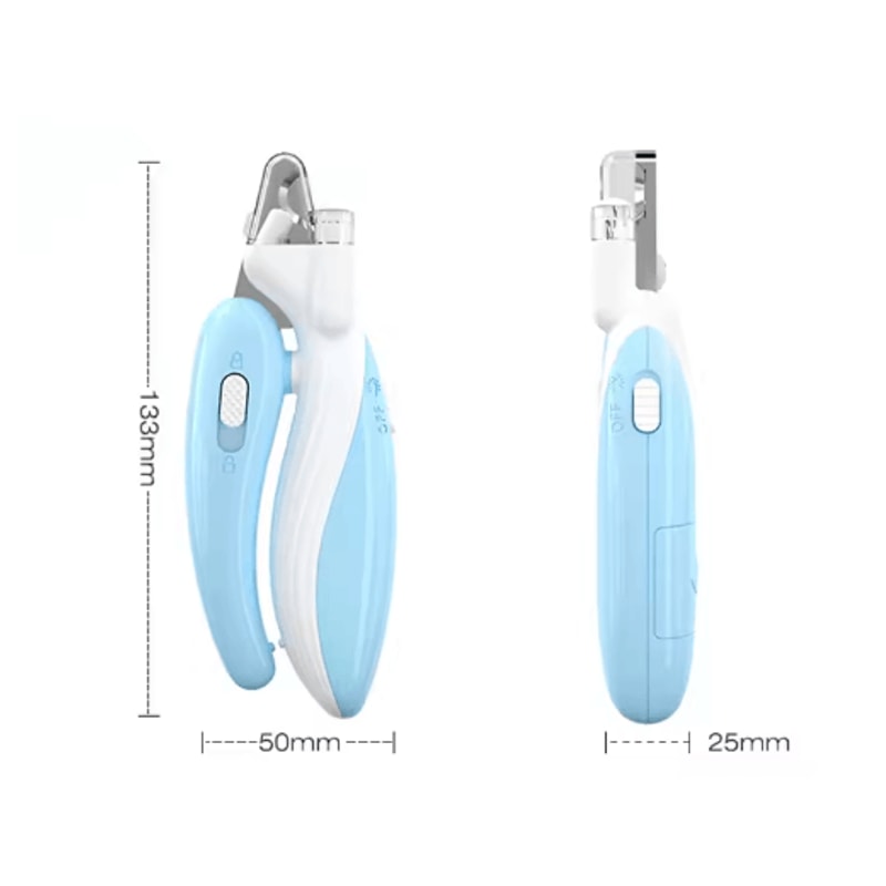 LED Pet Nail Clippers Safe Professional Nail Trimmer For Dogs Cats 4