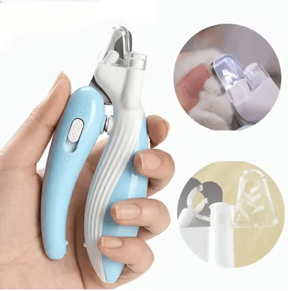 LED Pet Nail Clippers Safe Professional Nail Trimmer For Dogs Cats 0