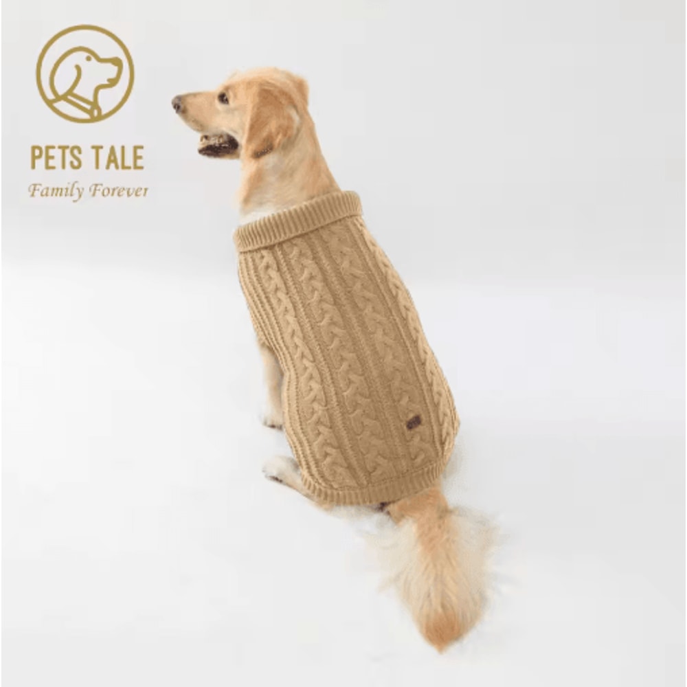 Cozy Knitted Dog Sweater Warm Winter Pet Clothes For Stylish Dogs 4
