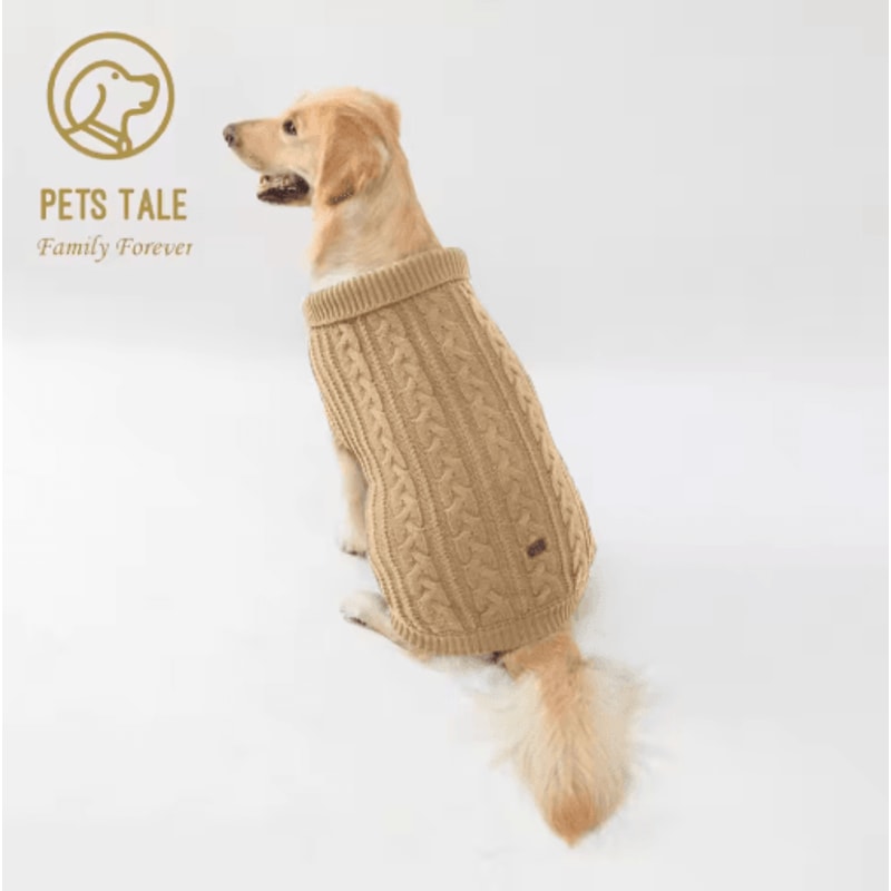 Cozy Knitted Dog Sweater Warm Winter Pet Clothes For Stylish Dogs 4